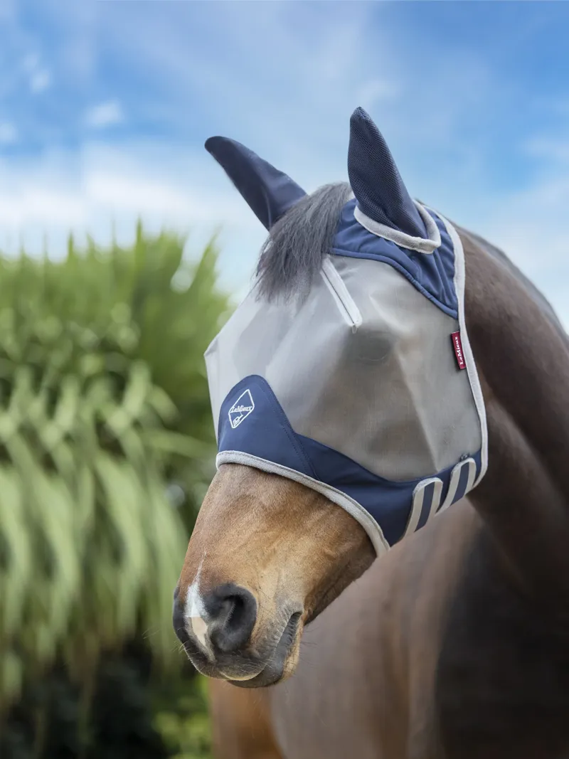 LeMieux Armour Shield Pro Fly Mask Half - Navy